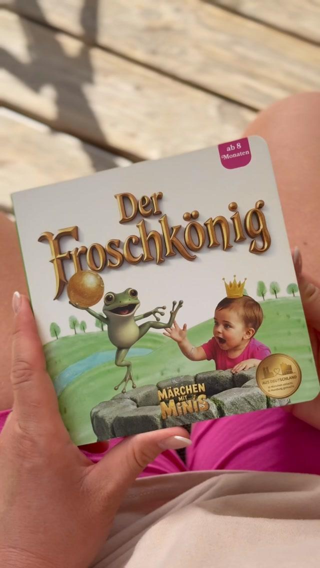 Instagram-Reel: Wie sieht unser Märchenbuch für Babys von innen aus? Hier könnt ihr euch drei Doppelseiten und das echte Buch 