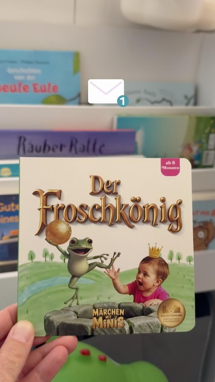 Instagram-Reel: Ein Märchenbuch für die Kleinsten in der Münchner Stadtbücherei?