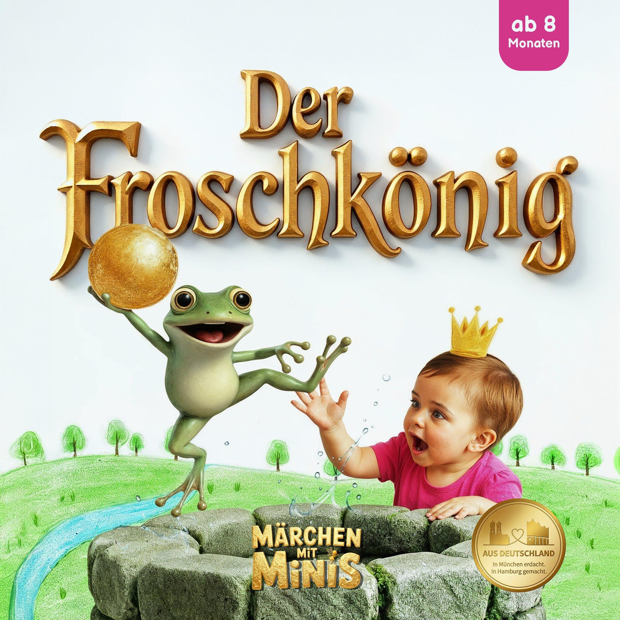 Cover des Pappebuchs Der Froschkönig